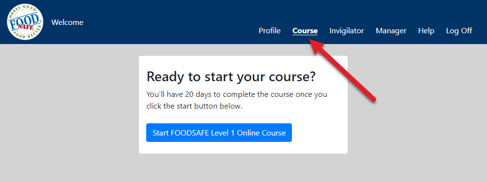 Start your Course